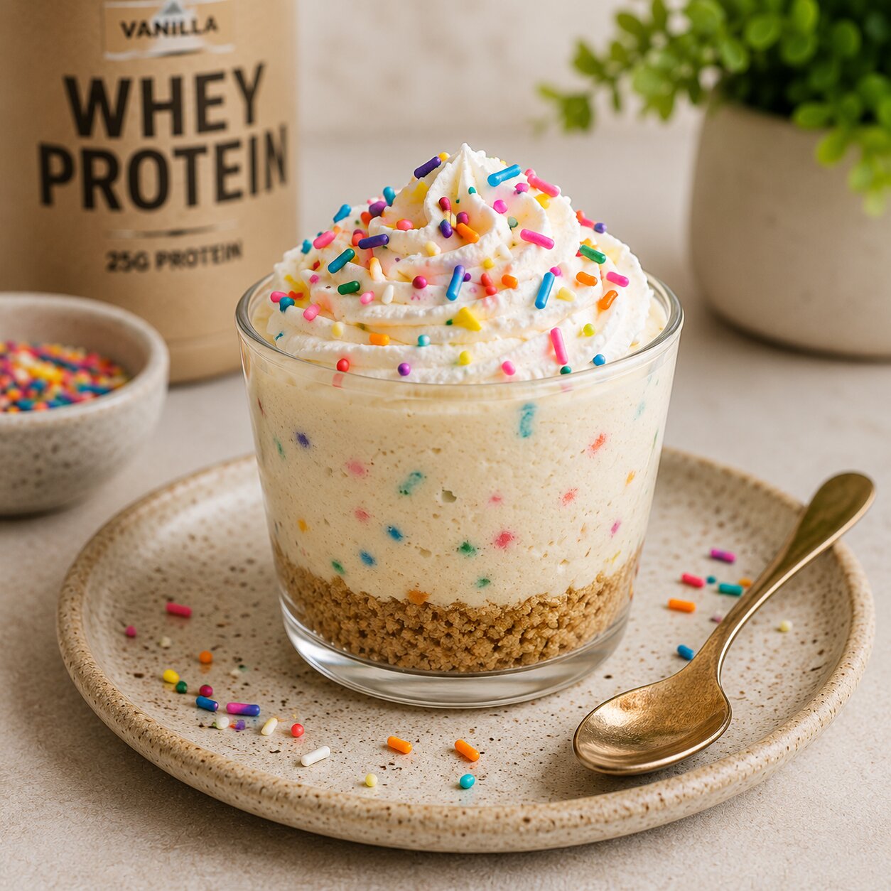 Birthday Cake Cheesecake Cup